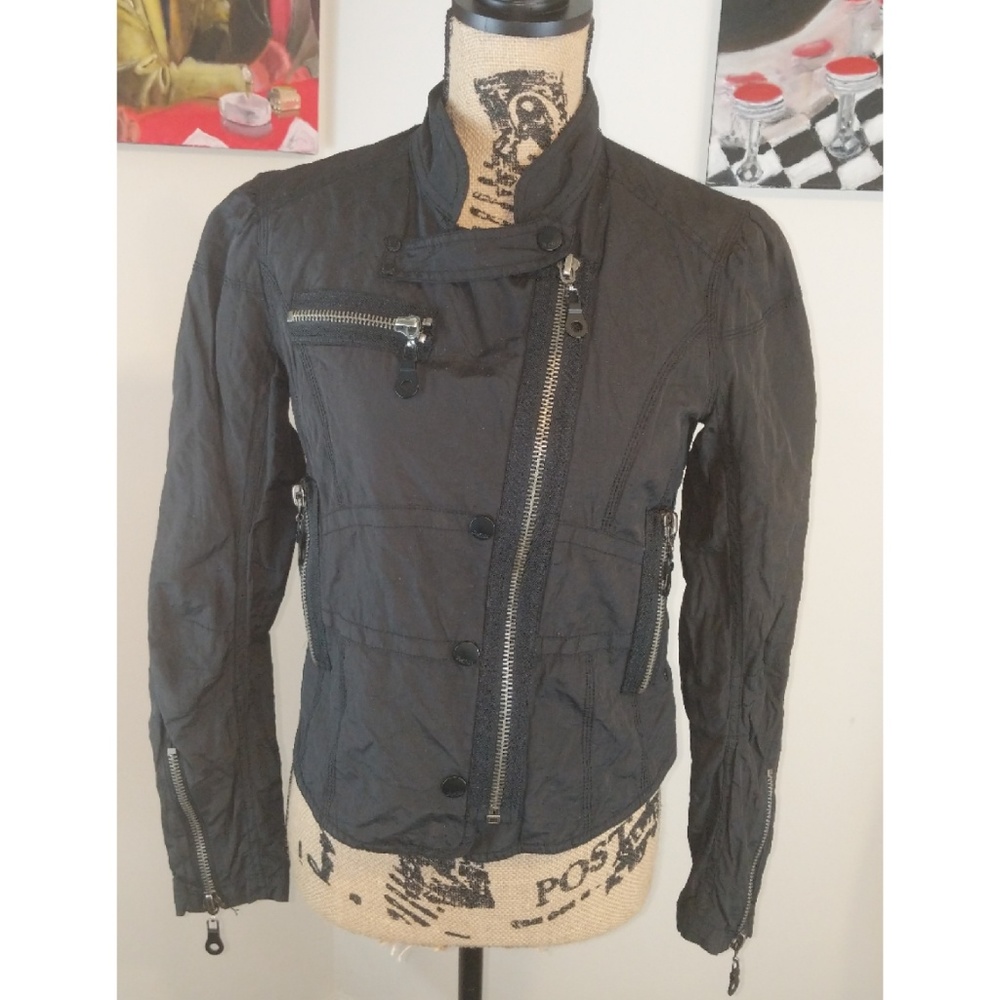 Buffalo David Bitton Moto Style Jacket,  Sm